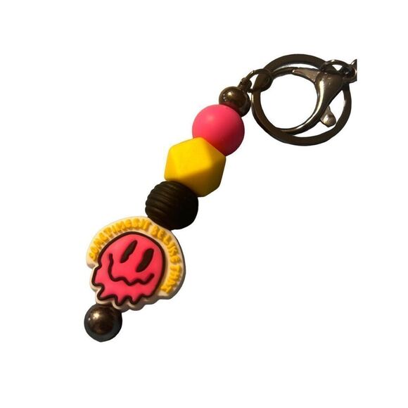 Sometimes it be like that silicone beads keychain  - Picture 1 of 1